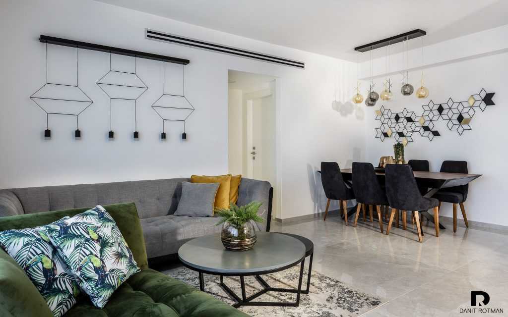 דירת 4 חדרים, עיצוב פנים-דנית רוטמן