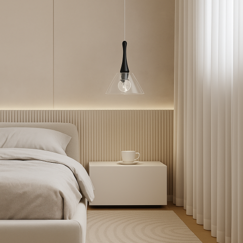 תליה בלרינה שחור/זהב 5W