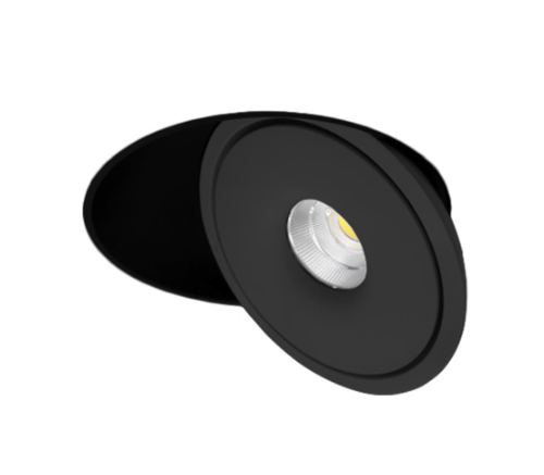 ספוט שקוע טוויטר טרימלס (ללא שוליים) שחור